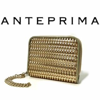 アンテプリマ(ANTEPRIMA)のアンテプリマ ANTEPRIMA ラウンド テライオ 二つ折財布 キラキラ 新品(財布)