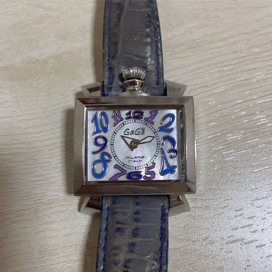 GaGa MILANO(ガガミラノ)のGaGa MILANO ナポレオーネ レディース ブルー レディースのファッション小物(腕時計)の商品写真