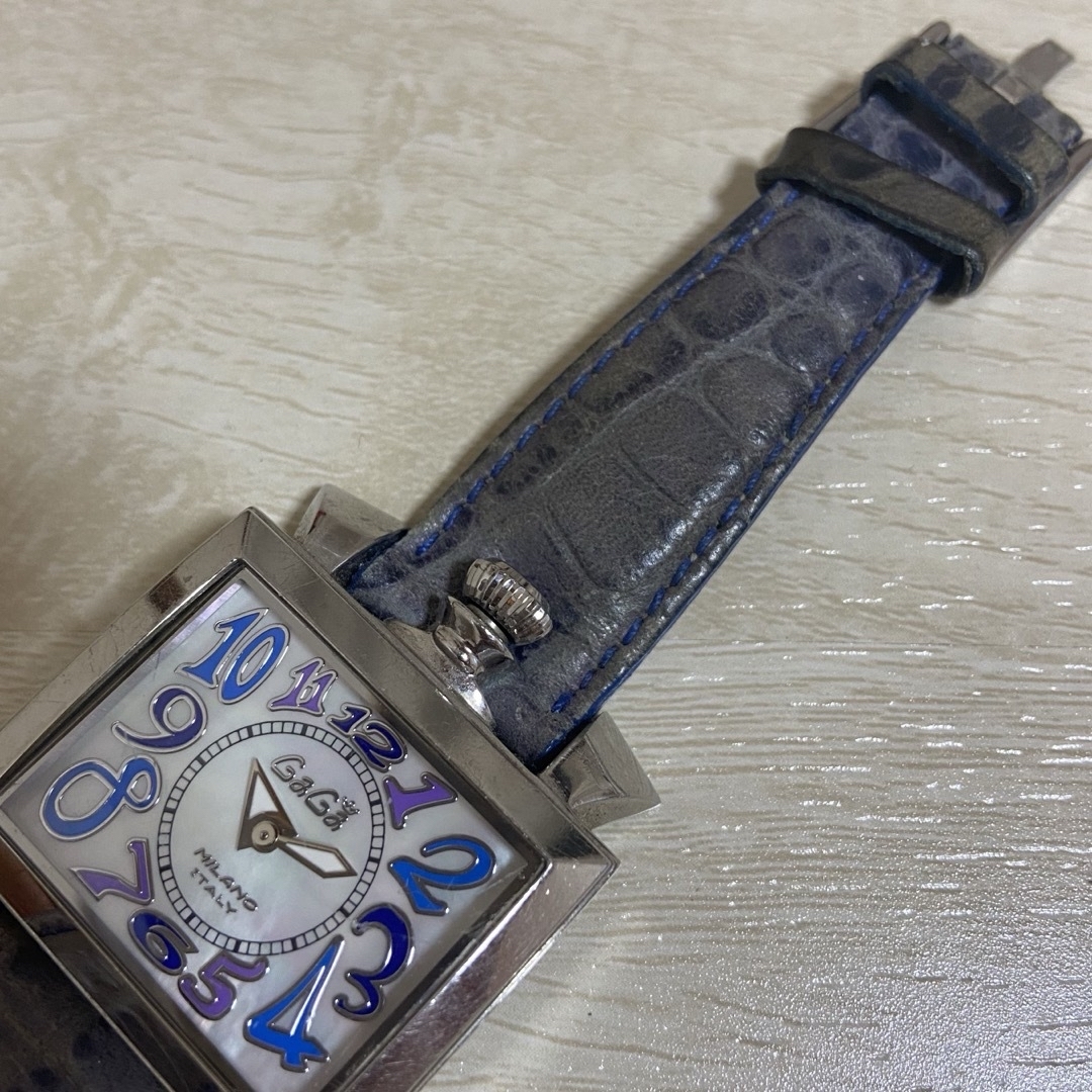 GaGa MILANO(ガガミラノ)のGaGa MILANO ナポレオーネ レディース ブルー レディースのファッション小物(腕時計)の商品写真