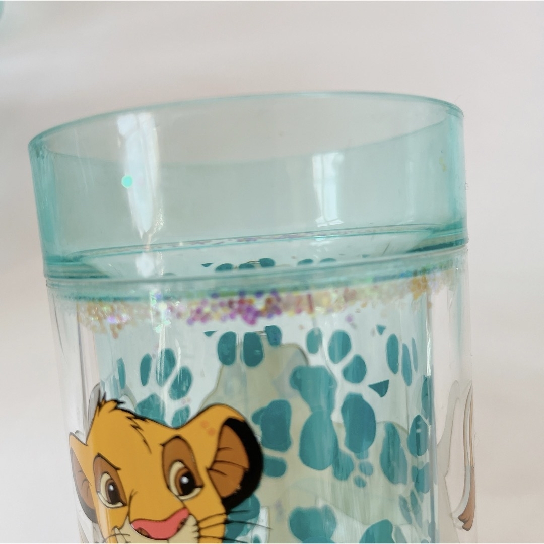 Disney(ディズニー)のライオンキング　ラメ　キラキラ　プラスチックコップ インテリア/住まい/日用品のキッチン/食器(グラス/カップ)の商品写真