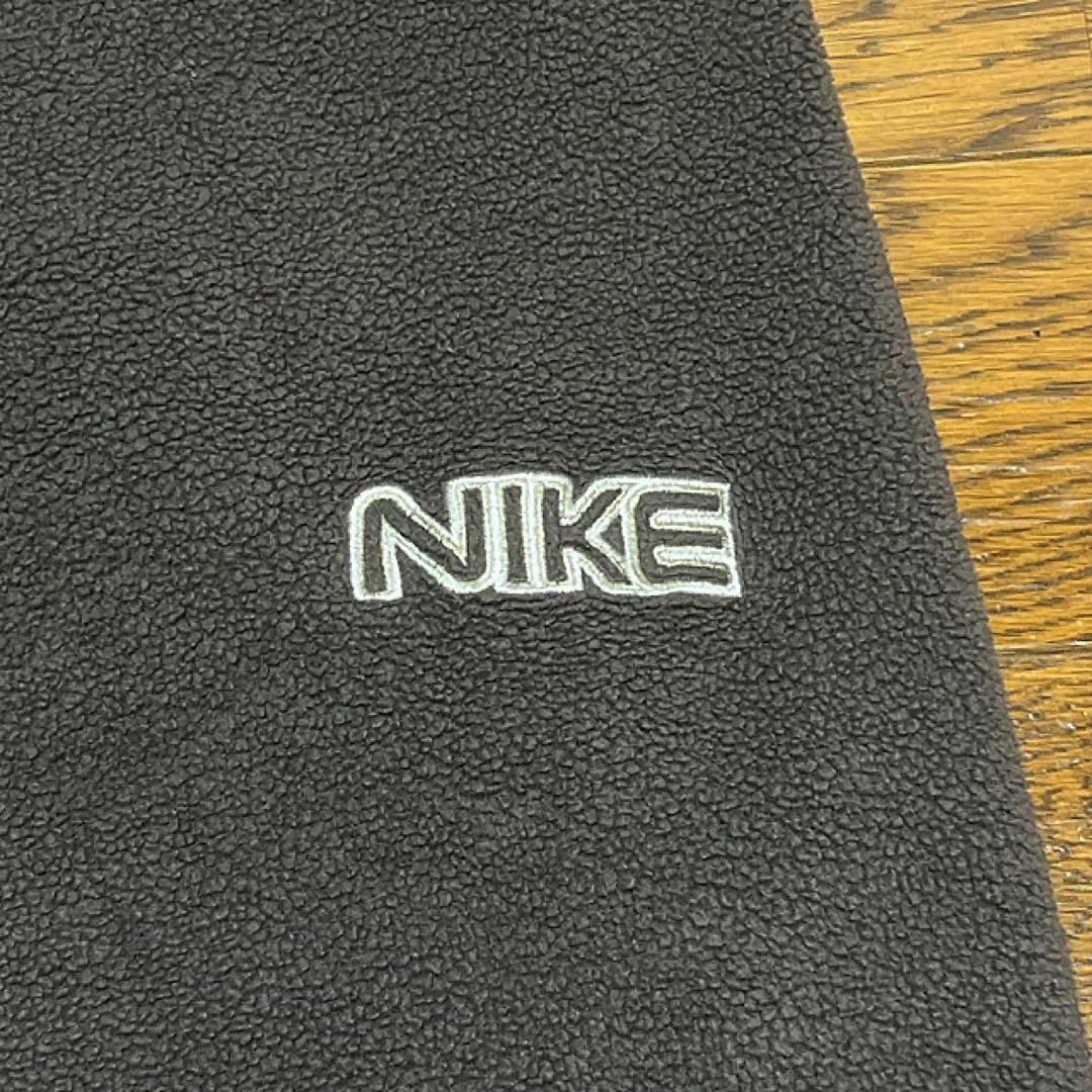 NIKE(ナイキ)の00s NIKE ナイキ フリースパーカー ブラウン 刺繍ロゴ スウッシュ メンズのトップス(パーカー)の商品写真