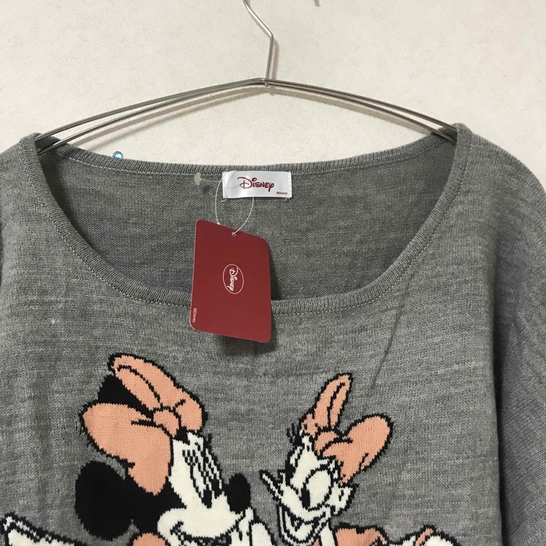 Disney(ディズニー)の未使用タグ付き　ディズニー　ミニーマウス　ディジー　レディース　Lサイズ レディースのトップス(ニット/セーター)の商品写真