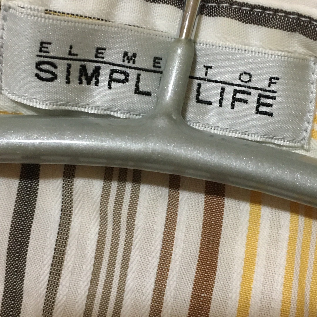 SIMPLE LIFE(シンプルライフ)の【希少】シンプルライフ ポロシャツ S 橙 古着 オレンジ メンズのトップス(ポロシャツ)の商品写真