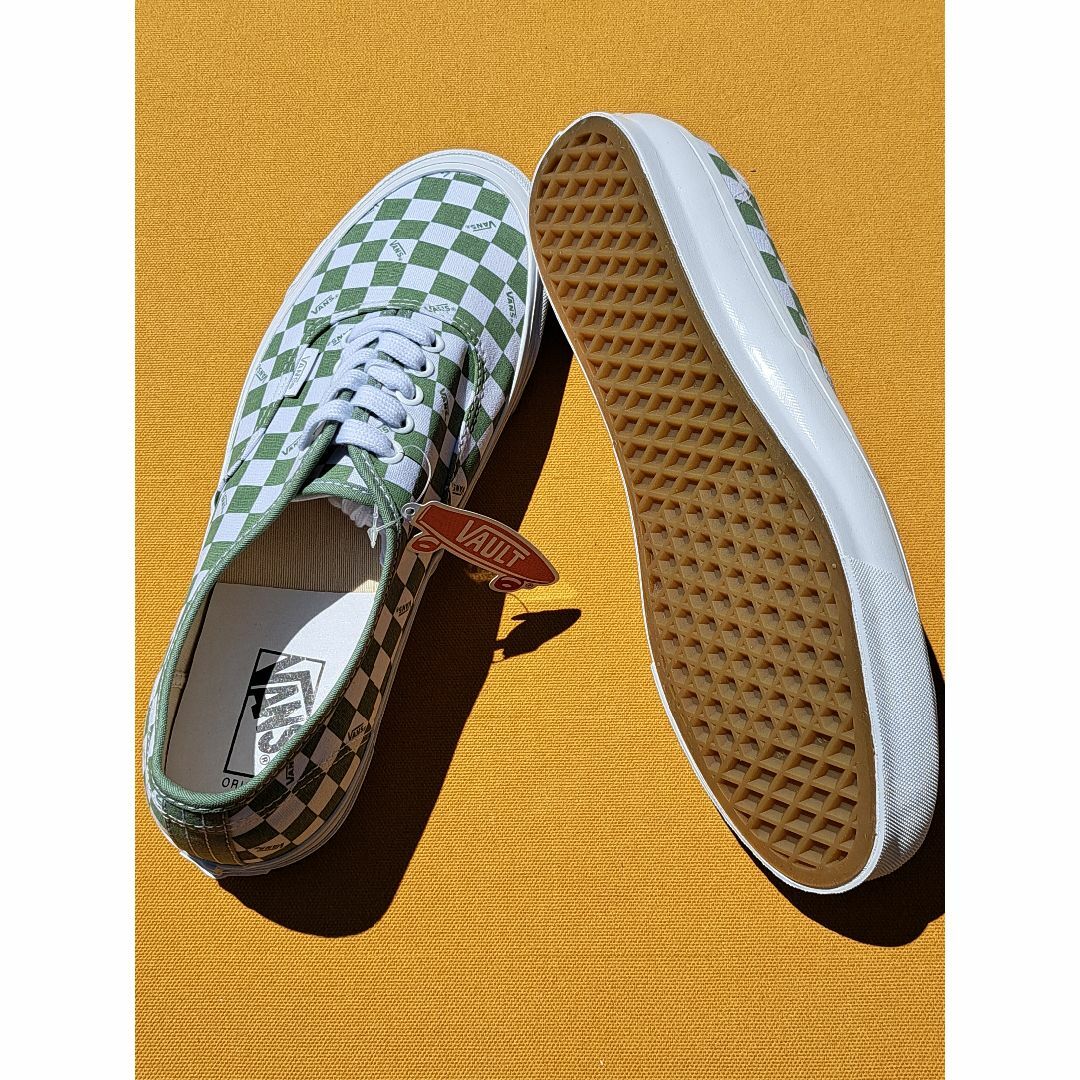 VANS VAULT(バンズボルト)のバンズ VANS OG AUTHENTIC LX 29,0cm 白緑 メンズの靴/シューズ(スニーカー)の商品写真