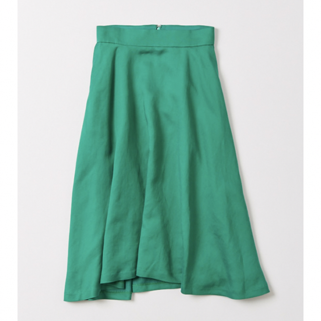 ROPE’(ロペ)のROPE ロペ　リネン　麻　スカート  緑　グリーン 36 レディースのスカート(ロングスカート)の商品写真