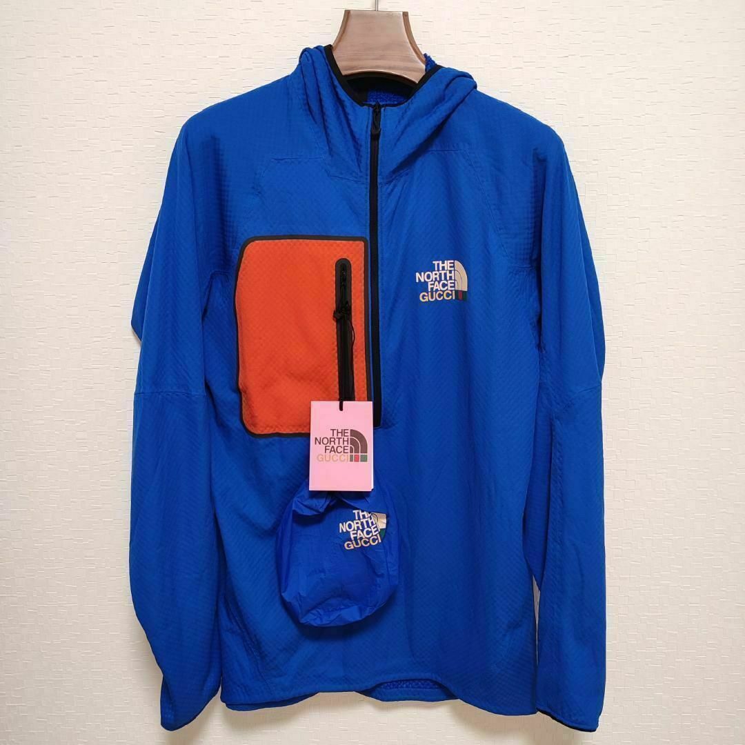 Gucci(グッチ)の★未使用タグ付★GUCCI × THE NORTH FACE　フリース　パーカー メンズのジャケット/アウター(ブルゾン)の商品写真