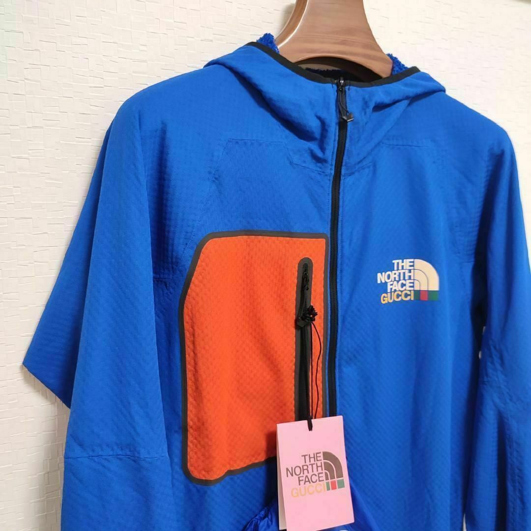 Gucci(グッチ)の★未使用タグ付★GUCCI × THE NORTH FACE　フリース　パーカー メンズのジャケット/アウター(ブルゾン)の商品写真