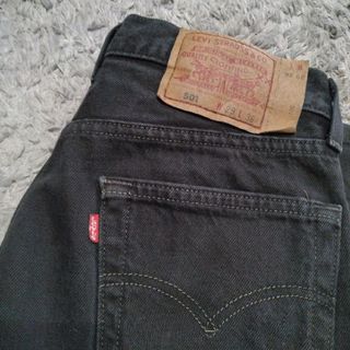 リーバイス(Levi's)の【USA製】LEVI'S　リーバイス 501 90s 後染め　ブラック　デニム(デニム/ジーンズ)