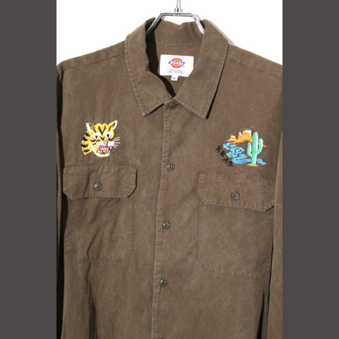 Dickies(ディッキーズ)のDickies ディッキーズ SIZE:XL 虎刺繍 長袖 スーベニアシャツ メンズのトップス(シャツ)の商品写真