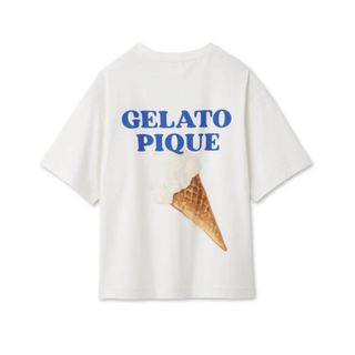 ジェラートピケ(gelato pique)の新品未使用 ジェラートピケ バックプリントTシャツ  アイスクリーム(ルームウェア)