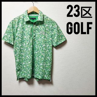 23区　GOLF　メンズ　Lサイズ　ゴルフウェア　半袖　シャツ　ポロシャツ