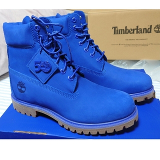 Timberland - ティンバーランド プレミアム6インチウォータープルーフブーツ 25.5cm青色