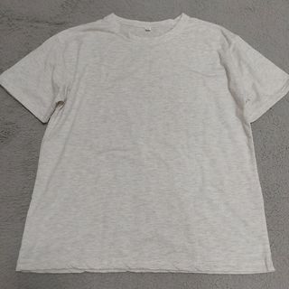 シンプル トップス カットソー Tシャツ 杢グレーメランジ(Tシャツ/カットソー(半袖/袖なし))