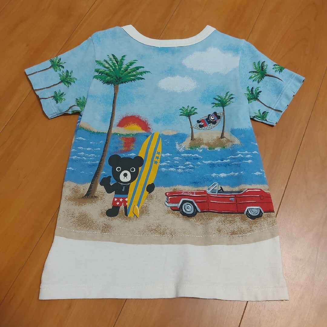 DOUBLE.B(ダブルビー)の①だまし絵　SURF　Tシャツ キッズ/ベビー/マタニティのキッズ服男の子用(90cm~)(Tシャツ/カットソー)の商品写真