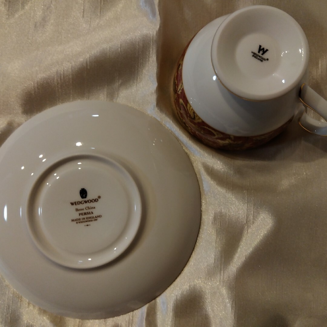 WEDGWOOD(ウェッジウッド)のウェッジウッド　ペルシャ　カップ&ソーサー１客 インテリア/住まい/日用品のキッチン/食器(食器)の商品写真