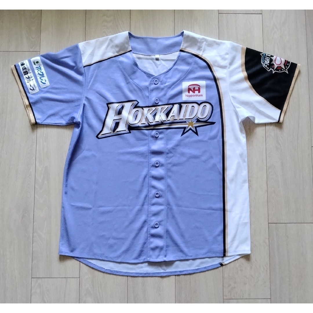 MIZUNO(ミズノ)の【限定】北海道　日本ハム　ファイターズ　大谷　ラベンダー　ユニフォーム　フリー スポーツ/アウトドアの野球(応援グッズ)の商品写真