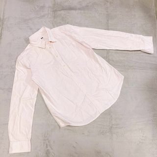 ユニクロ(UNIQLO)の【ユニクロ】UNIQLO（M）ストライプ柄 長袖シャツ トップス フォーマル(シャツ/ブラウス(長袖/七分))