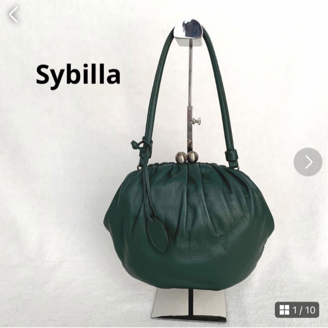 Sybilla(シビラ)のシビラ【Sybilla】がま口 ショルダーバッグ 本革 レディースのバッグ(ショルダーバッグ)の商品写真