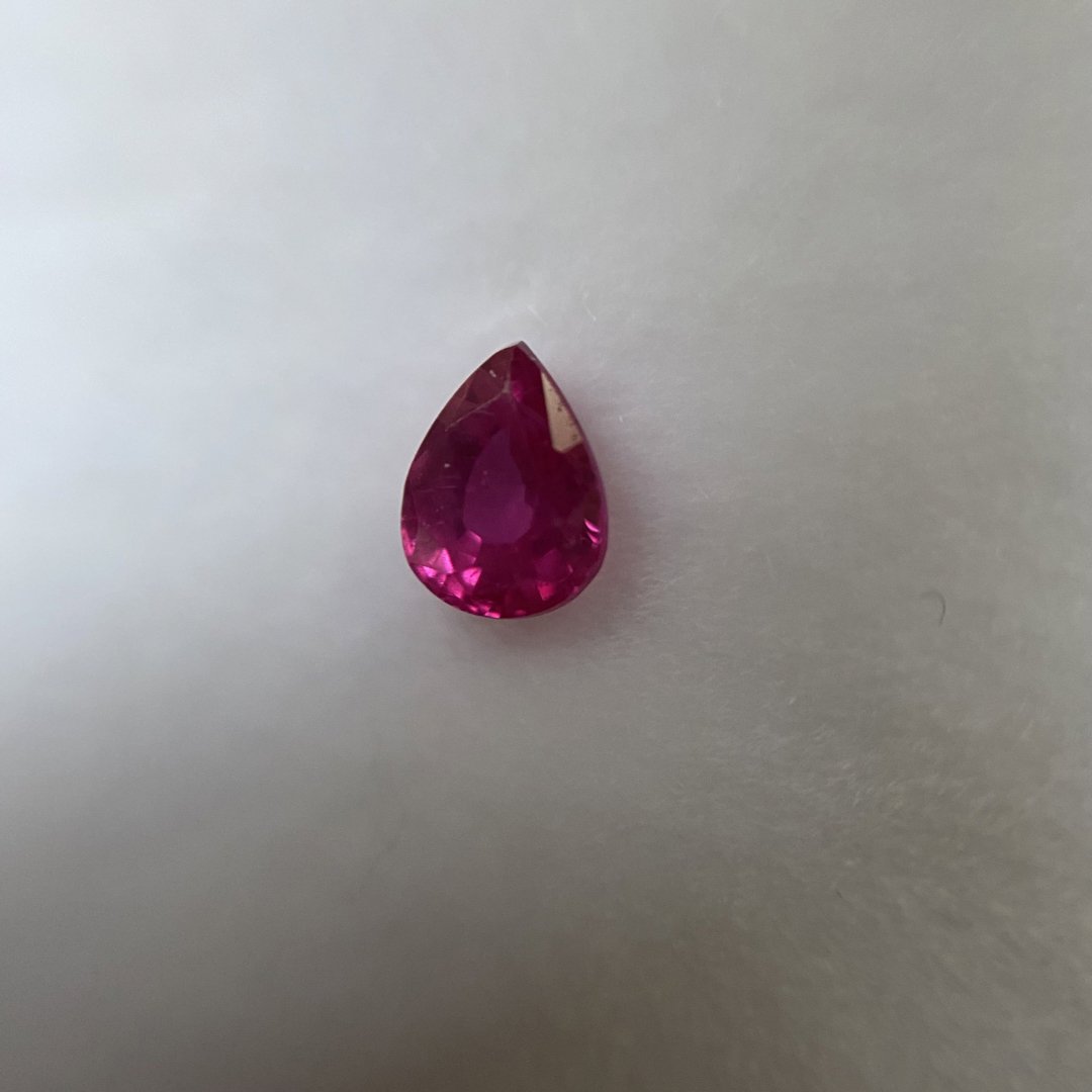 0.34ct ルビー ハンドメイドの素材/材料(各種パーツ)の商品写真