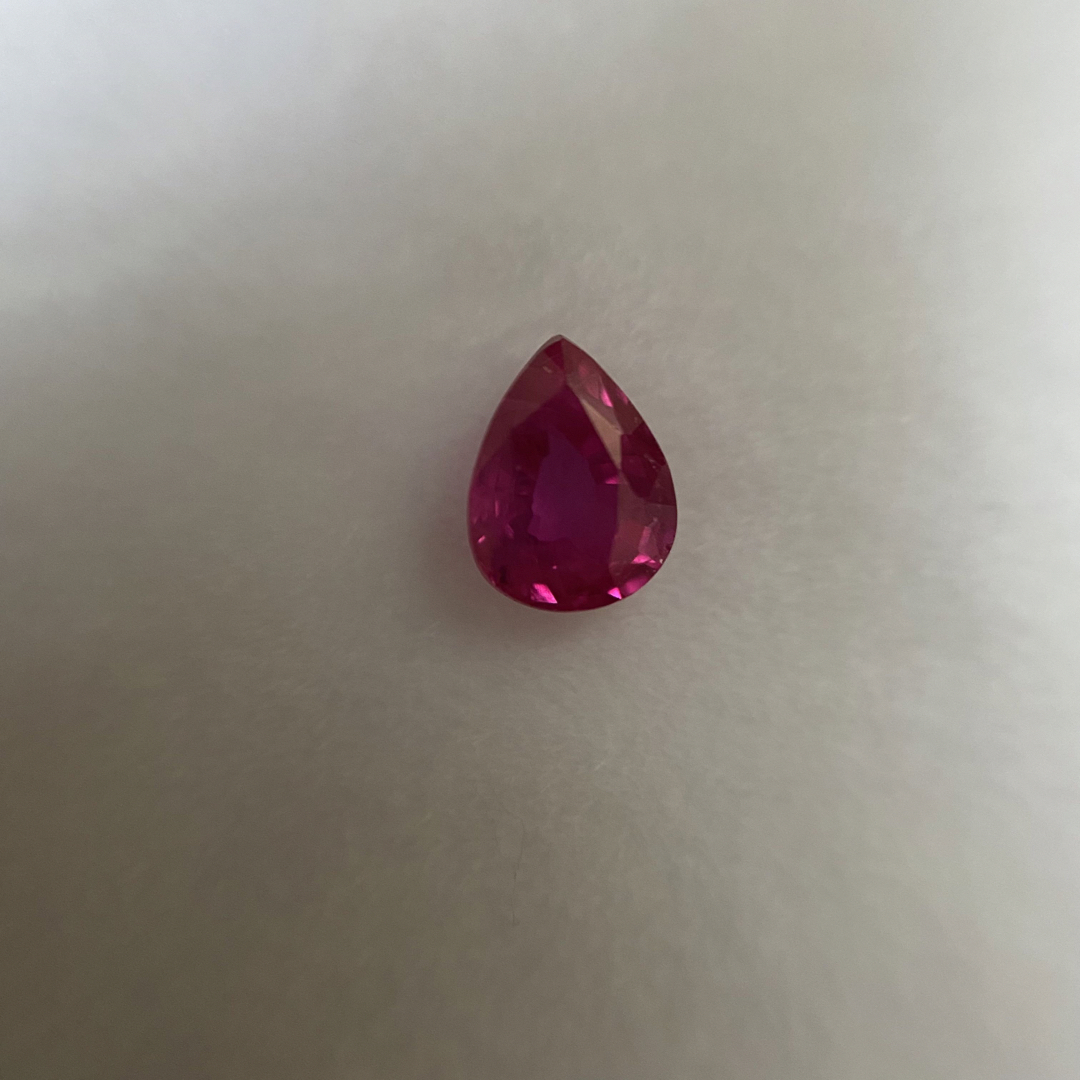 0.34ct ルビー ハンドメイドの素材/材料(各種パーツ)の商品写真