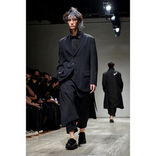 Yohji Yamamoto - 【名作】ヨウジヤマモトプールオム 23SS フレアスカート布付きパンツ
