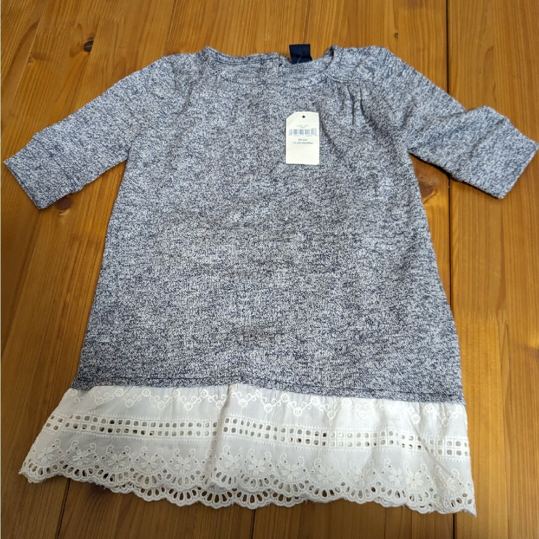 babyGAP(ベビーギャップ)の新品　babygap ワンピース80 キッズ/ベビー/マタニティのベビー服(~85cm)(ワンピース)の商品写真