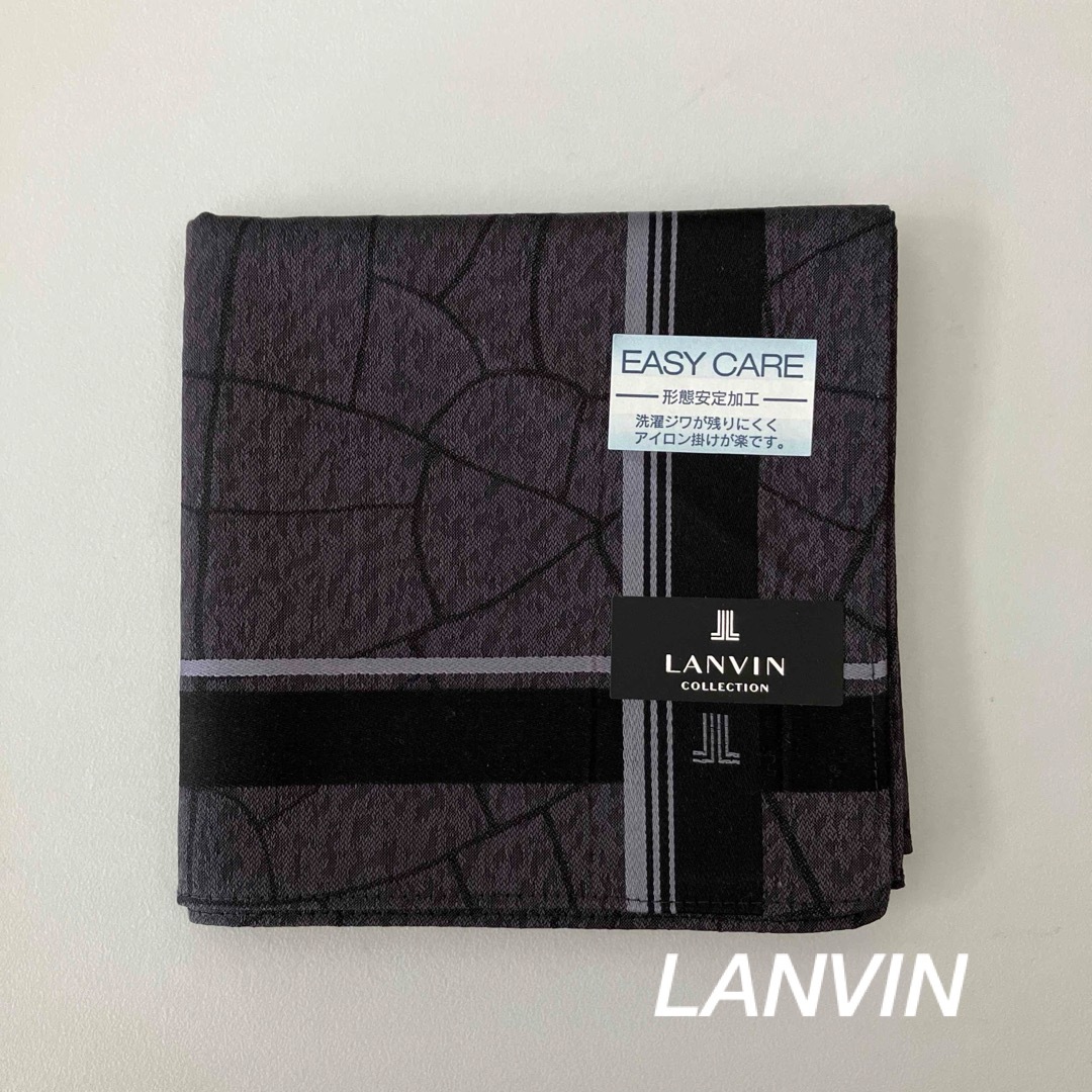 LANVIN COLLECTION(ランバンコレクション)のLANVIN ランバン 大判ハンカチ メンズのファッション小物(ハンカチ/ポケットチーフ)の商品写真