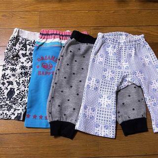 baiya6070ズボンパンツ新品スウェットモンキーまとめ売りセットベビー子供服(パンツ)