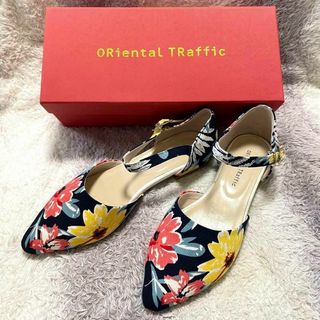 オリエンタルトラフィック(ORiental TRaffic)のs258 オリエンタルトラフィック パンプス ポインテッドトゥ 大きめ花柄(ハイヒール/パンプス)