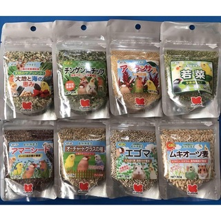 クロセペットフード(Kurose Pet Food)の1.自然派宣言　インコ　小鳥のおやつお買い得8袋セット クロセペットフード☆(鳥)