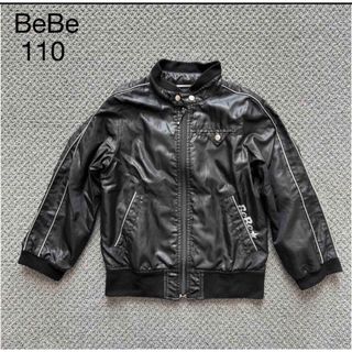 ベベ(BeBe)の１１０　BeBe  ブルゾン　ブラック(ジャケット/上着)