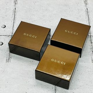 Gucci - GUCCI（グッチ）  空箱　3個セット　布地のアクセサリー入れ付き