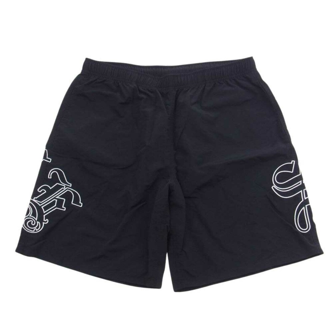 Supreme(シュプリーム)のSupreme シュプリーム ショートパンツ  23SS  Old English Nylon Short  オールドイングリッシュ ロゴ ナイロン ショーツ ショートパンツ ブラック ブラック系 L【中古】 メンズのパンツ(その他)の商品写真