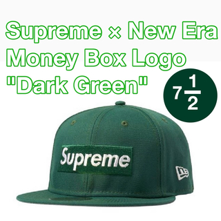 シュプリーム(Supreme)のSupreme Money Box Logo New Era Green 緑(キャップ)