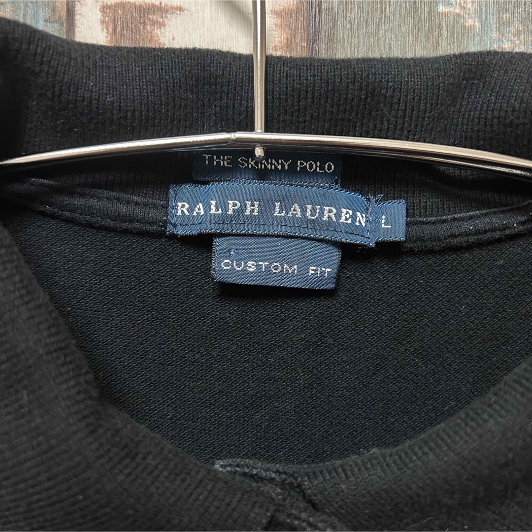 POLO RALPH LAUREN(ポロラルフローレン)のPolo Ralph Lauren ポロシャツ　ブラック　サイズ:L レディース レディースのトップス(ポロシャツ)の商品写真