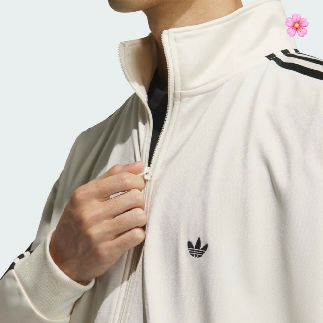 Originals（adidas）(オリジナルス)の国内正規品 XSサイズ 別注 ホワイト×ブラック アディダス トラックジャケット メンズのトップス(ジャージ)の商品写真