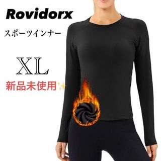 【底値❣️】Rovidorx スポーツインナー レディース 裏起毛 　XL (アンダーシャツ/防寒インナー)