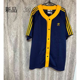 Originals（adidas） - 【新品】アディダス　アディカラー　クラシック　ベースボールシャツ　3XL