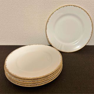 ウェッジウッド(WEDGWOOD)のウェッジウッド　ヴェラウォン　ギルディットリーフ　デザートプレート　20.5cm(食器)