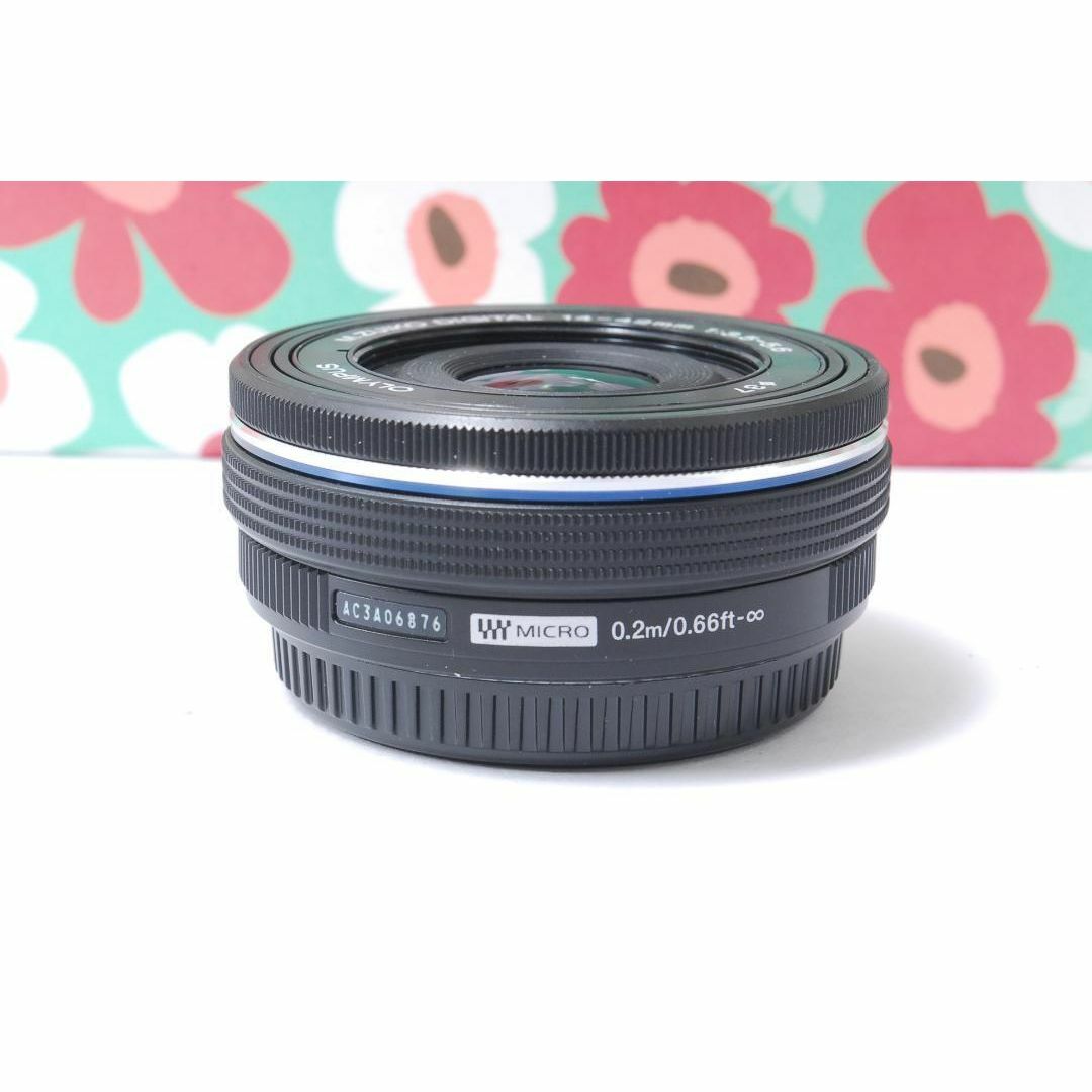 OLYMPUS(オリンパス)のまーちゃん様専用❤️オリンパス 14-42mm EZ❤パンケーキレンズ❤大人気❤ スマホ/家電/カメラのカメラ(デジタル一眼)の商品写真