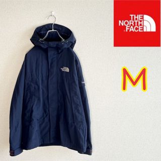 ザノースフェイス(THE NORTH FACE)のノースフェイス　マウンテンパーカー　肩ロゴ　ネイビー　メンズＭ相当(マウンテンパーカー)