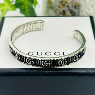 グッチ(Gucci)のGUCCI グッチ　バングル　ブレスレット　17号　マーモント　燻(バングル/リストバンド)