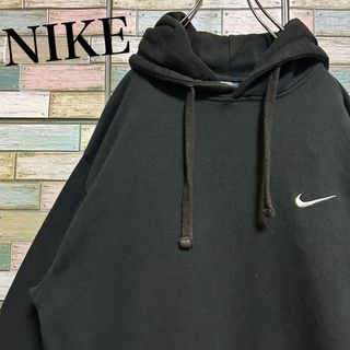 ナイキ(NIKE)のNIKE ナイキ　プルオーバーパーカー　ワンポイント刺繍ロゴ(パーカー)