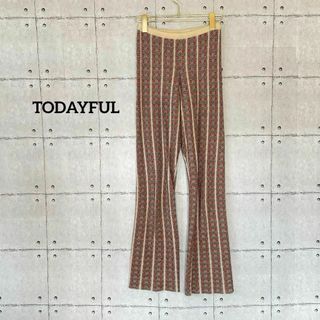 TODAYFUL - 331 トゥデイフル ジャガードニットレギンス ニットイージーパンツ 総柄