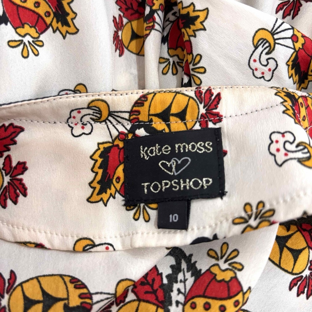 TOPSHOP(トップショップ)の【完売品】激レアkate mossケイトモス×トップショップ/総柄ワンピース レディースのワンピース(ひざ丈ワンピース)の商品写真