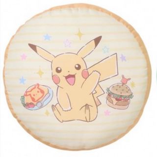 ポケモン(ポケモン)のポケットモンスター リバーシブルクッション「Cafe Art」～ピカチュウ～(キャラクターグッズ)