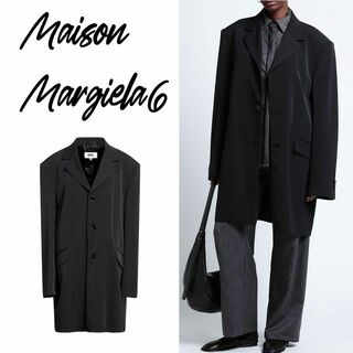 マルジェラ MM6 オーバーサイズ テーラード ジャケット ブラック Sサイズ