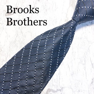 ブルックスブラザース(Brooks Brothers)のBROOKS BROTHERS ネクタイ　チェック　ネイビー(ネクタイ)