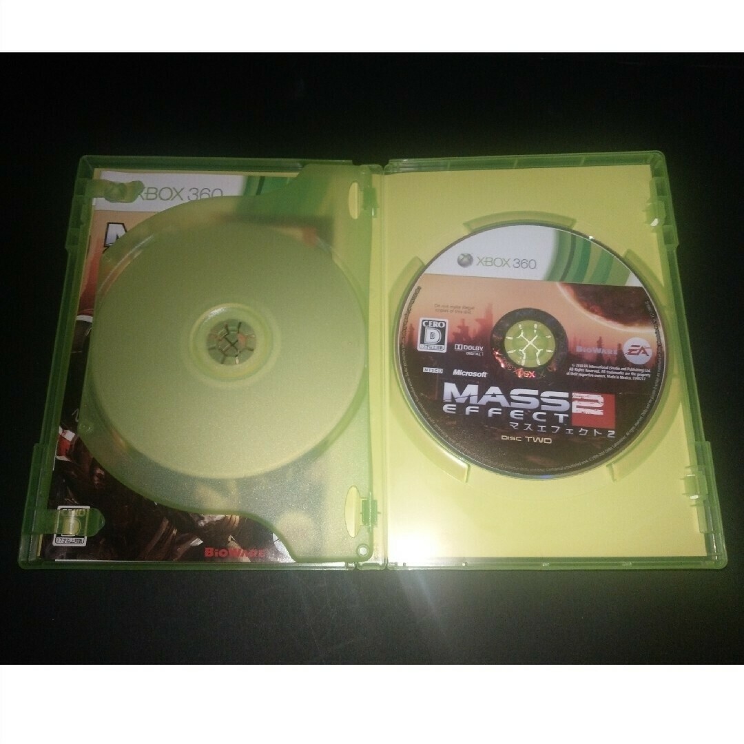 Xbox360(エックスボックス360)のMass Effect（マスエフェクト）1､２セット エンタメ/ホビーのゲームソフト/ゲーム機本体(家庭用ゲームソフト)の商品写真