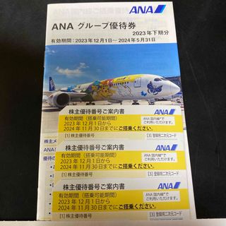 エーエヌエー(ゼンニッポンクウユ)(ANA(全日本空輸))のANA株主優待券3枚(その他)